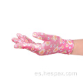 Hespax Safety Anti static Women PU Gardening Guantes